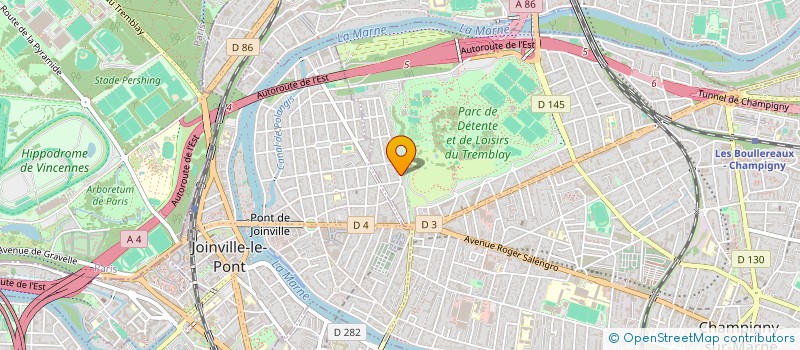 localisation de l'entreprise 911 762 995 à CHAMPIGNY-SUR-MARNE