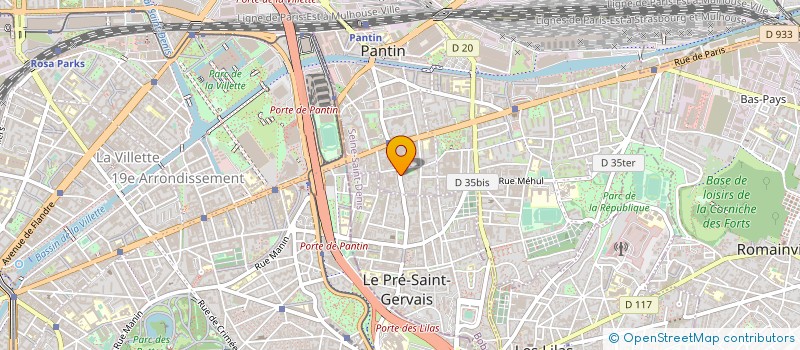 localisation de l'entreprise 911 774 271   PANTIN