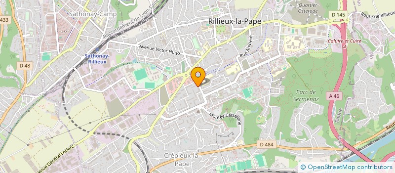 localisation de l'entreprise 911 793 057   RILLIEUX-LA-PAPE