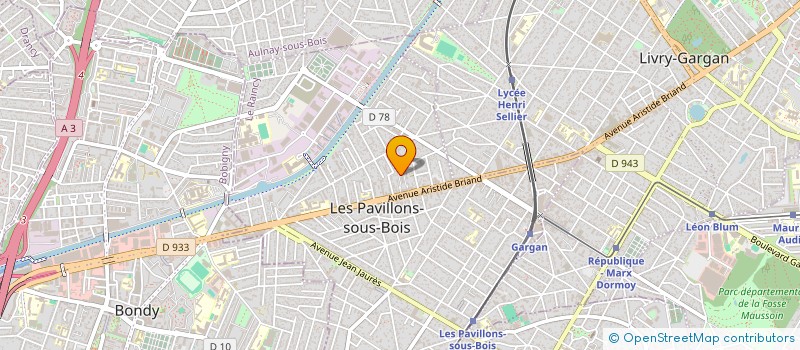 localisation de l'entreprise 911 807 980 à LES PAVILLONS-SOUS-BOIS