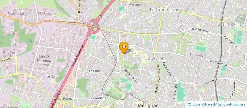 localisation de l'entreprise 911 814 259   MERIGNAC