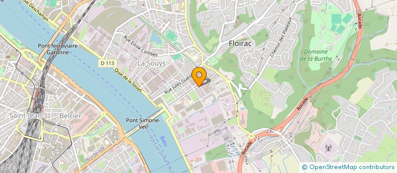 localisation de l'entreprise 911 827 160   BORDEAUX