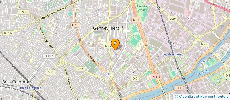 localisation de l'entreprise 911 827 764   GENNEVILLIERS