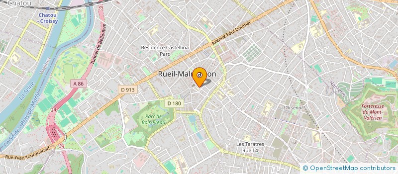 localisation de l'entreprise 911 861 953   NANTERRE