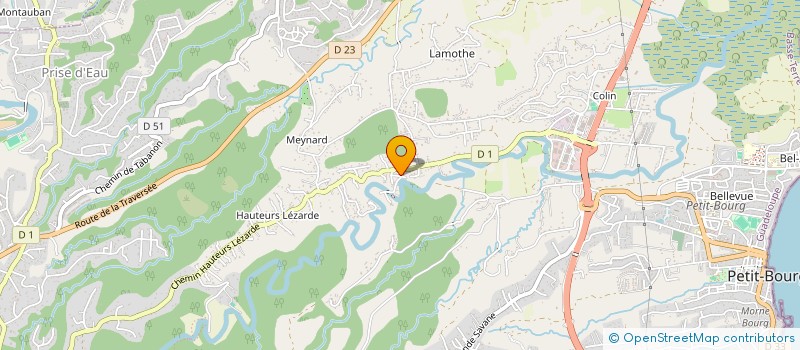 localisation de l'entreprise 911 885 986   PETIT-BOURG