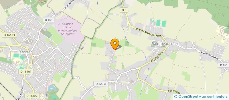 localisation de l'entreprise 911 888 352   RAIMBEAUCOURT