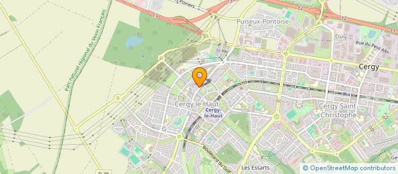 localisation de l'entreprise 911 909 836   CERGY