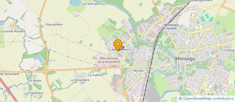 localisation de l'entreprise 911 915 379  à MONTAIGU-VENDEE