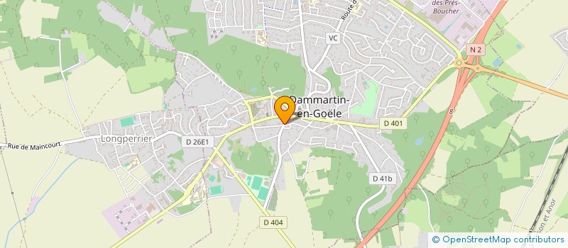 localisation de l'entreprise 911 920 692   DAMMARTIN-EN-GOELE