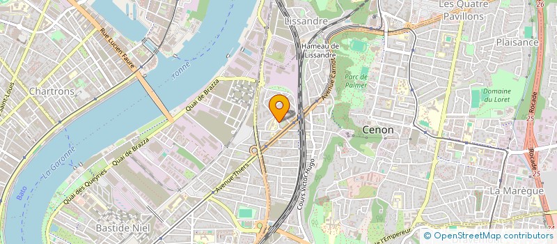 localisation de l'entreprise 911 935 195   CENON