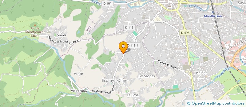 localisation de l'entreprise 911 948 800   ECOTAY-L'OLME