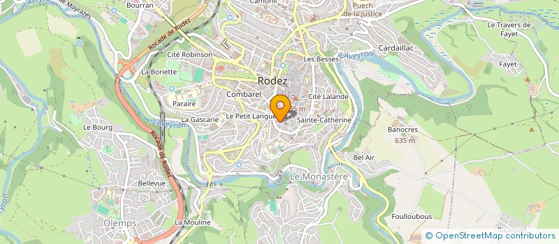 localisation de l'entreprise 911 949 576   RODEZ