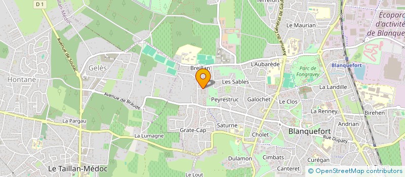 localisation de l'entreprise 911 955 144   MARTIGNAS-SUR-JALLE
