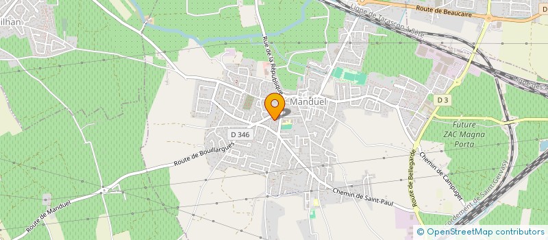 localisation de l'entreprise 911 961 092   JONQUIERES-SAINT-VINCENT