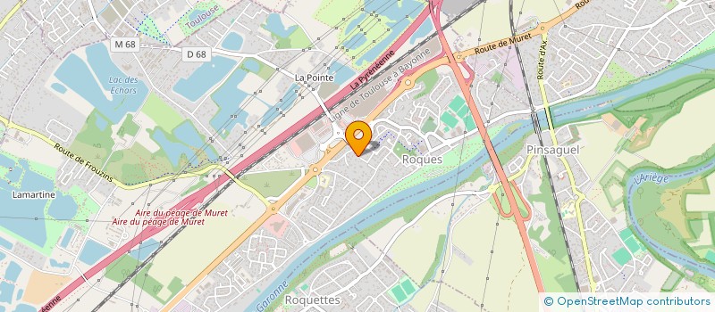 localisation de l'entreprise 911 968 212   ROQUES