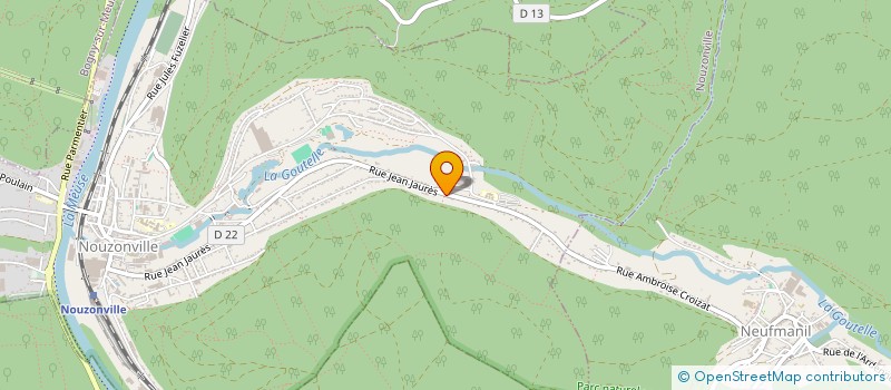 localisation de l'entreprise 911 973 899   NOUZONVILLE