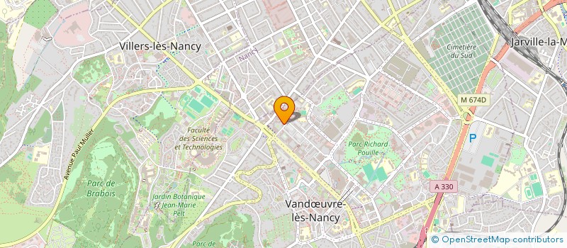 localisation de l'entreprise 911 975 670   VANDUVRE-LES-NANCY