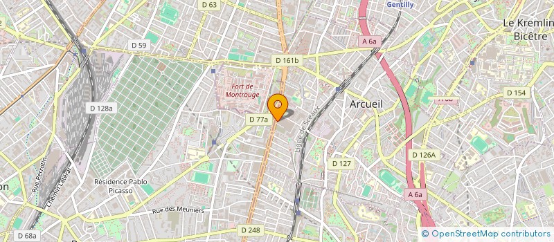 localisation de l'entreprise 911 ACTION à ARCUEIL
