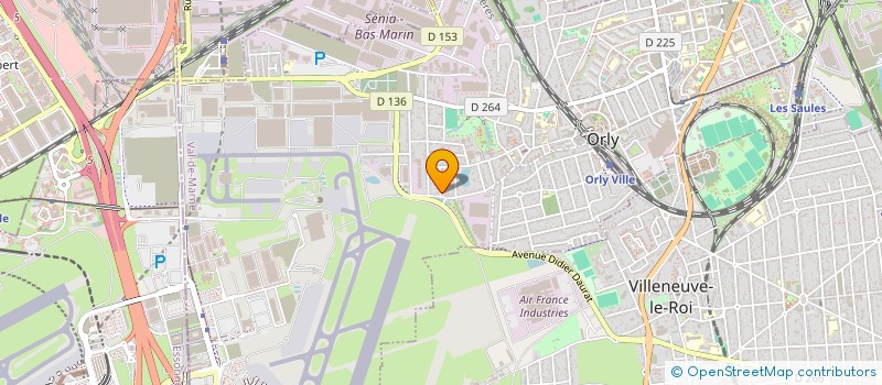 localisation de l'entreprise 911 AMBULANCE  ORLY