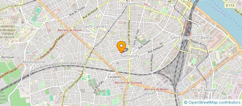 localisation de l'entreprise 911-ELYSEE  BORDEAUX