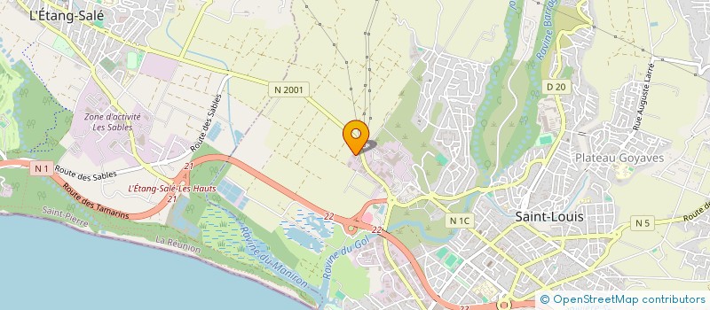 localisation de l'entreprise 911 SAS à SAINT-LOUIS