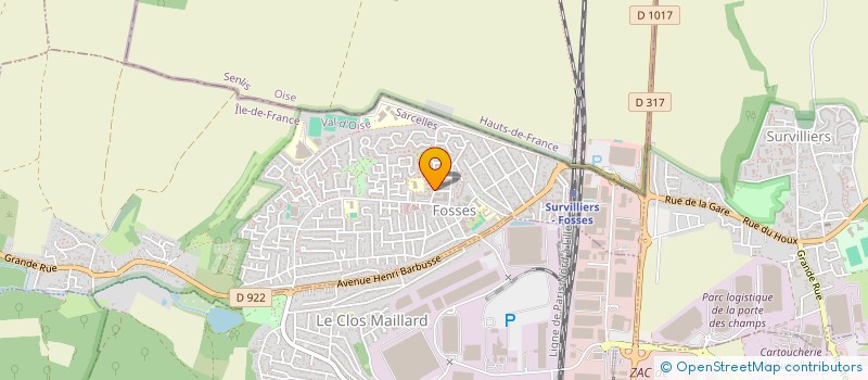 localisation de l'entreprise 912 025 632   FOSSES