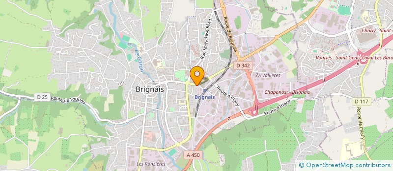 localisation de l'entreprise 912 059 110 à BRIGNAIS