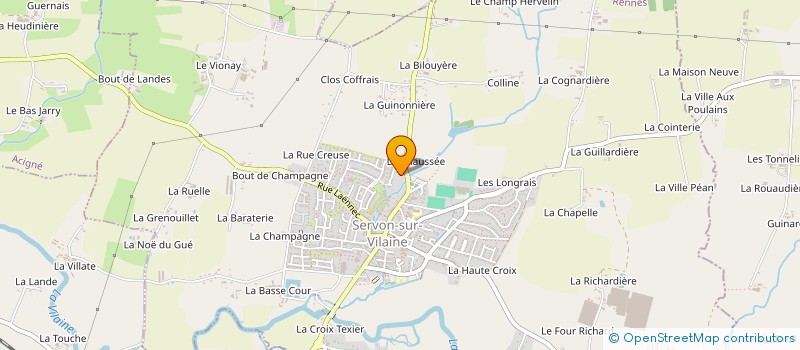 localisation de l'entreprise 912 083 102   SERVON-SUR-VILAINE