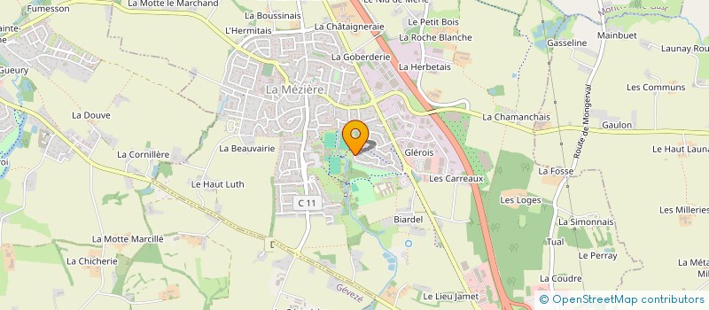 localisation de l'entreprise 912 096 807   LA MEZIERE