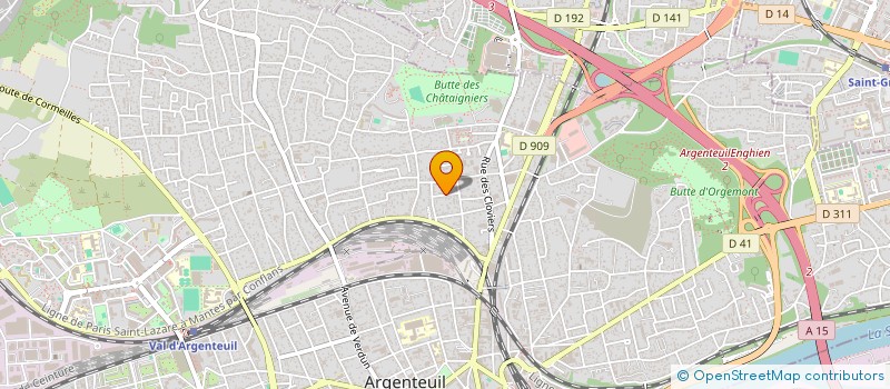 localisation de l'entreprise 912 123 171   ARGENTEUIL