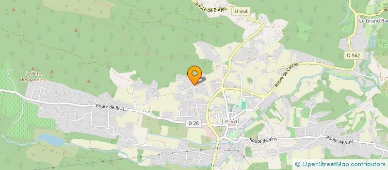 localisation de l'entreprise 912 123 445   LE VAL