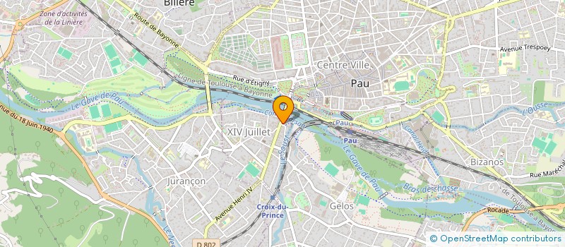 localisation de l'entreprise 912 174 448  à PAU