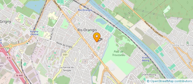 localisation de l'entreprise 912 188 646   RIS-ORANGIS
