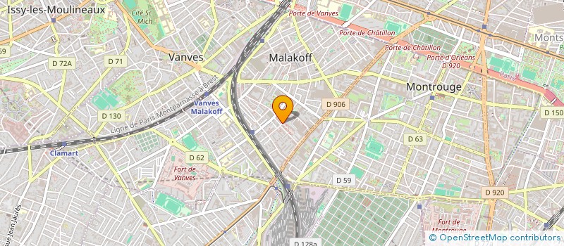 localisation de l'entreprise 912 194 131   MALAKOFF