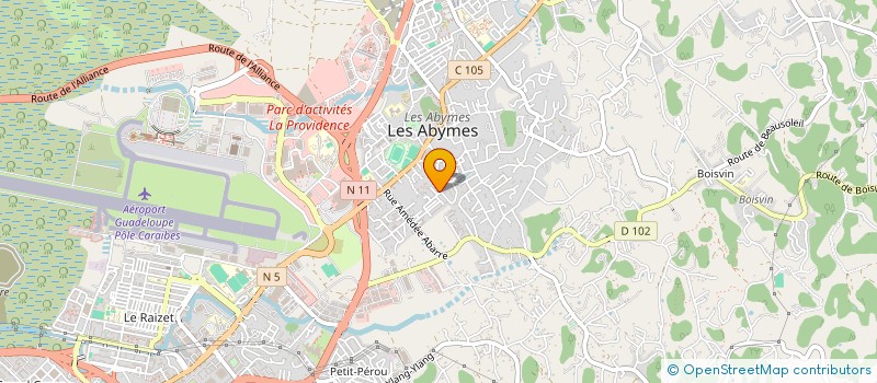 localisation de l'entreprise 912 205 671 à LES ABYMES