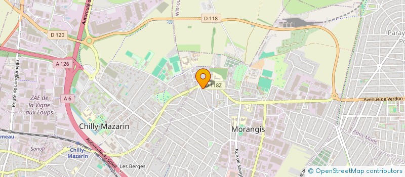localisation de l'entreprise 912 236 510 à MORANGIS