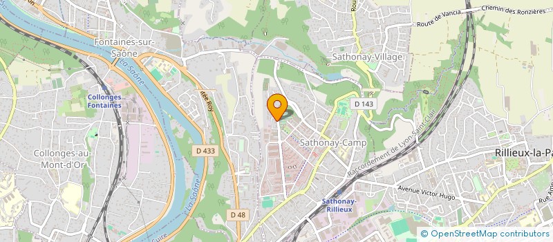 localisation de l'entreprise 912 245 016   SATHONAY-CAMP