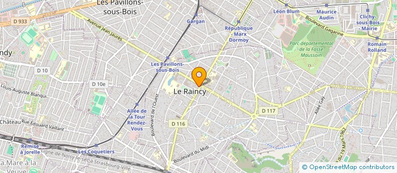 localisation de l'entreprise 912 253 101   LE RAINCY