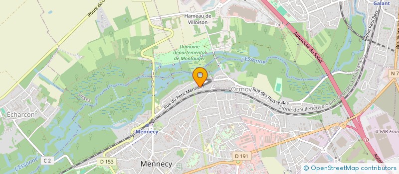 localisation de l'entreprise 912 263 738 à MENNECY