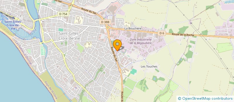 localisation de l'entreprise 912 264 892   CHALLANS