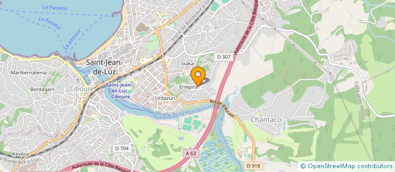 localisation de l'entreprise 912 318 698  à SAINT-JEAN-DE-LUZ