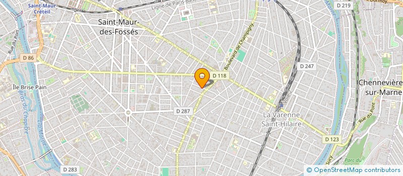 localisation de l'entreprise 912 330 651  à SAINT-MAUR-DES-FOSSES
