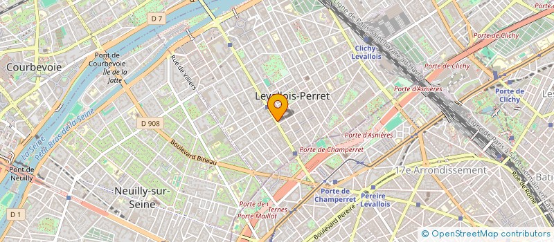 localisation de l'entreprise 912 331 014 à LEVALLOIS-PERRET