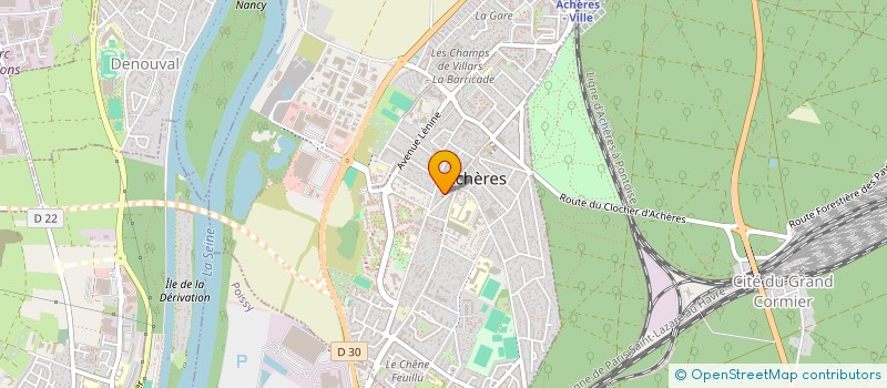 localisation de l'entreprise 912 331 196   ACHERES