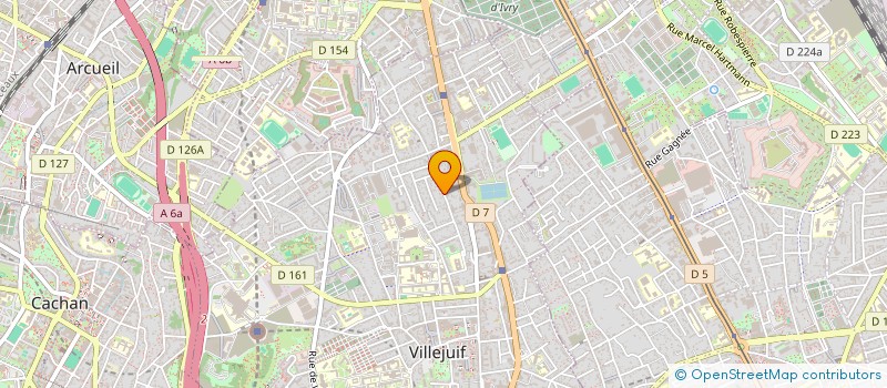 localisation de l'entreprise 912 333 556   VILLEJUIF