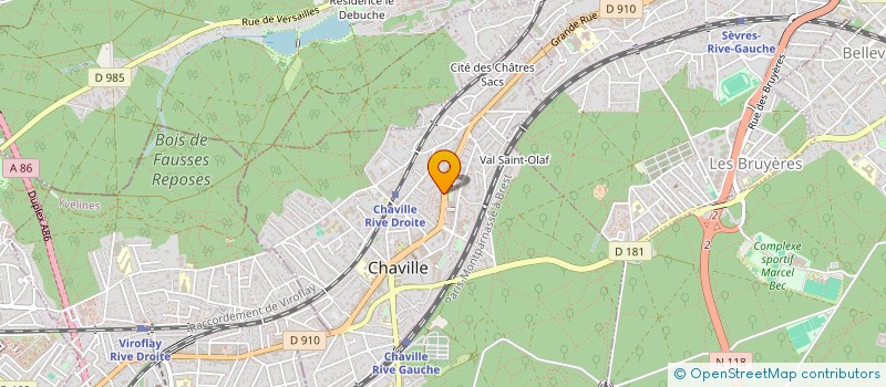 localisation de l'entreprise 912 340 676  à CHAVILLE