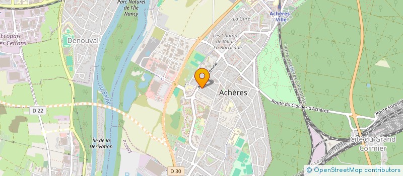 localisation de l'entreprise 912 341 534 à ACHERES