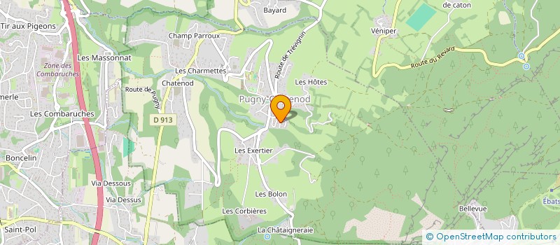 localisation de l'entreprise 912 342 755   PUGNY-CHATENOD