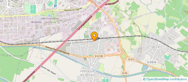 localisation de l'entreprise 912 357 639 à VILLENEUVE-LES-BEZIERS