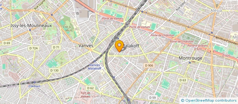 localisation de l'entreprise 912 361 813   MALAKOFF